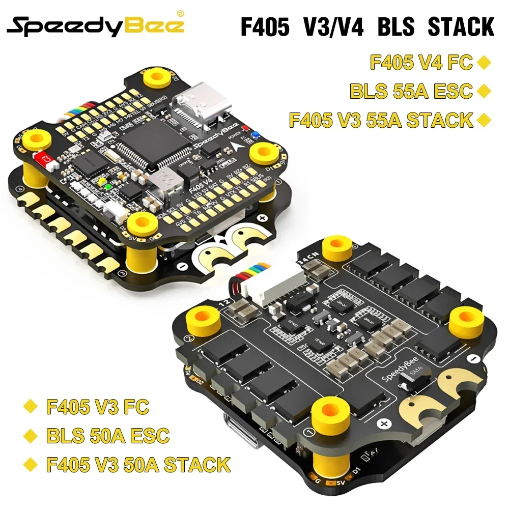 Speedybee F405 V4 Bls 55A Stack - Stack de contrôle de vol SpeedyBee